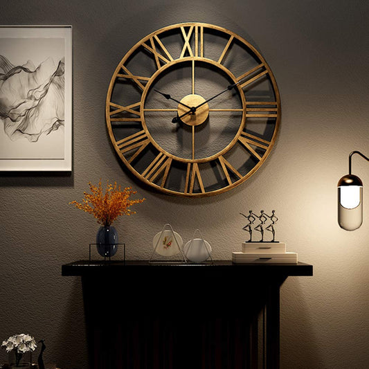 Craft2lance Wall Clock Decor Art Sculpture for Home Office Living Room Bedroom Restaurant Cafe (24" Inch/ 60 Cms)